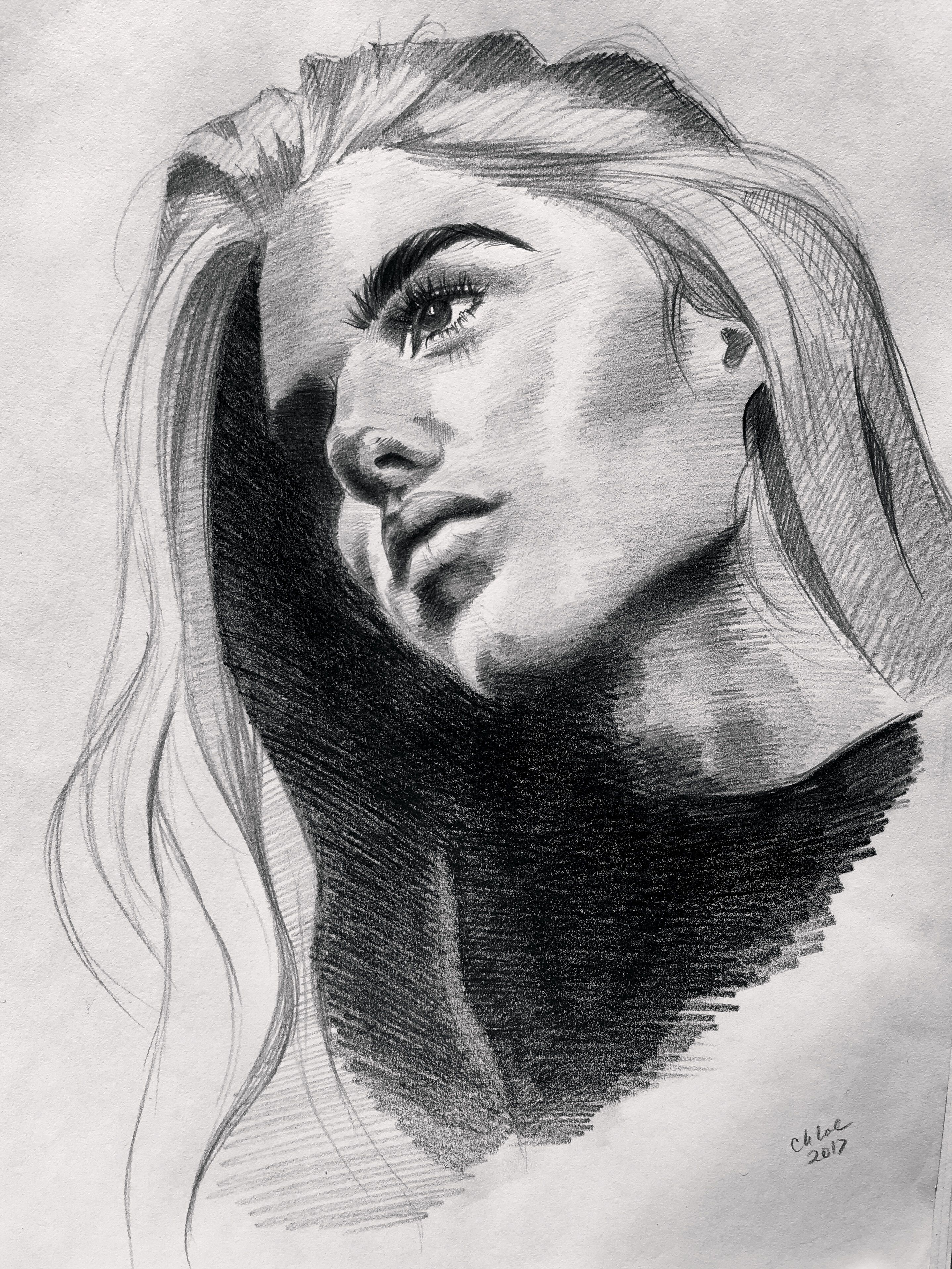 Simple Pencil Portraits