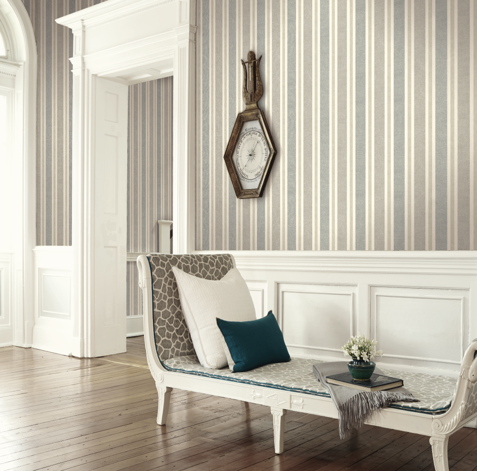 Elegant Stripes from Nantucket Stripes 2 Collection by Wallquest