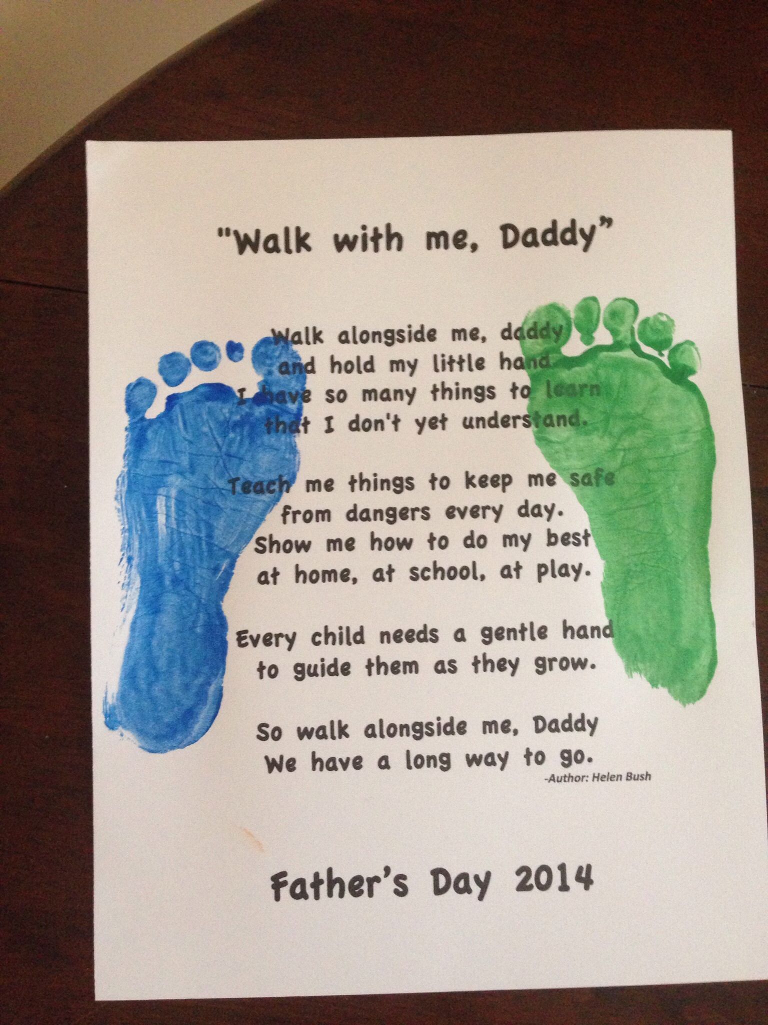 Fathers Day Handprint Craft Printable