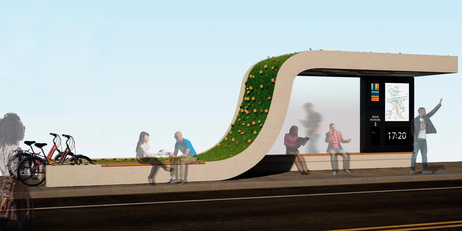 Code: 4426535623 | Urban furniture design, Bus stop design, Bus stop