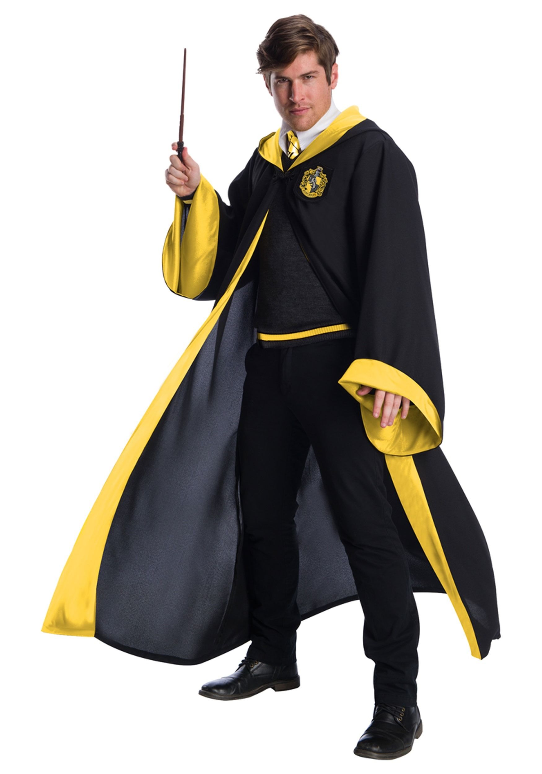 Deluxe Hufflepuff Student Costume for Adults | Hufflepuff students ...