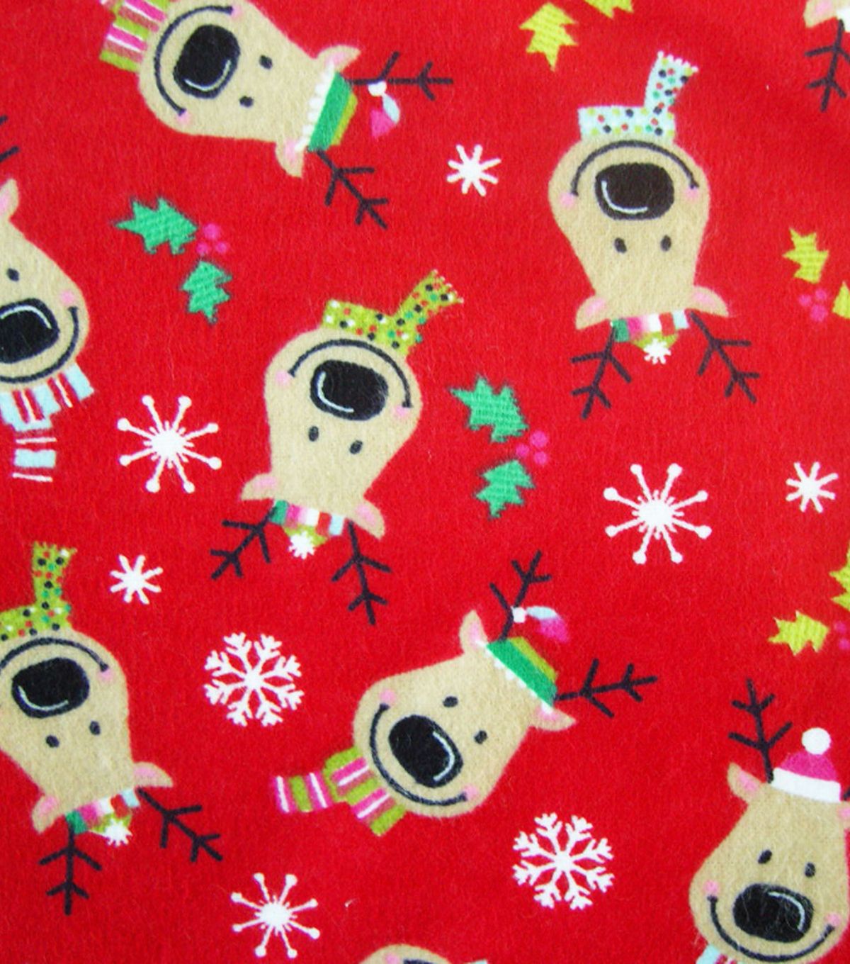 Christmas Fleece Fabric Reindeer | JOANN | Holiday fabric, Christmas ...