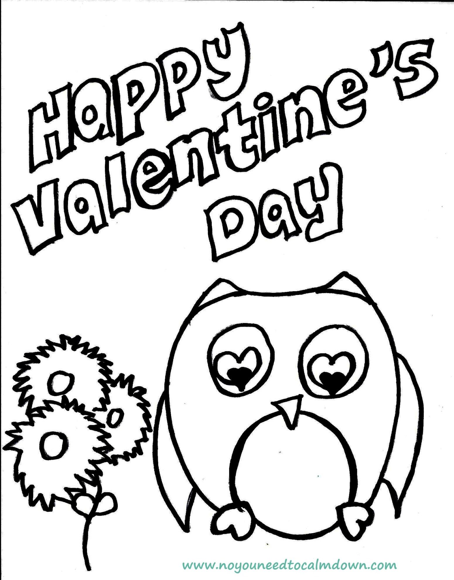 Coloring Pages For Valentines Printable