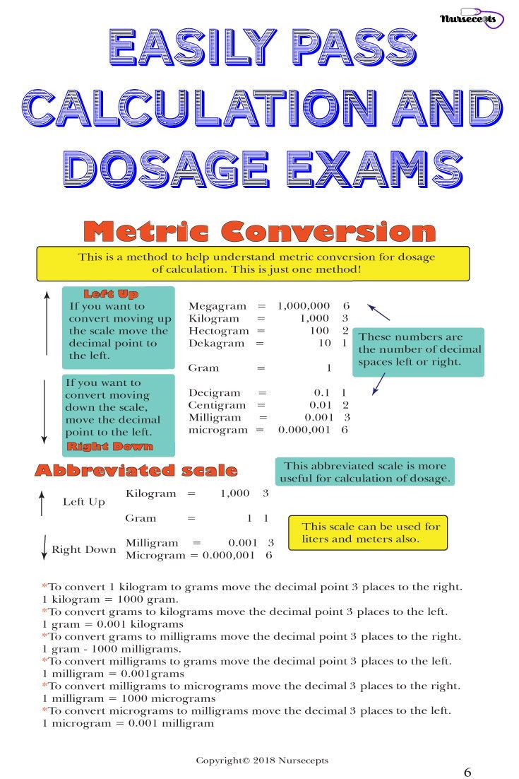 Practice Dosage Calculations Worksheet