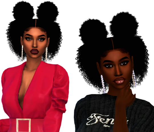 Sims 4 Afro Puffs - mountainmezzer31094