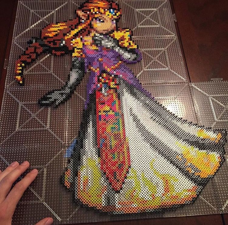 Zelda Perler by NateScreenPrints on DeviantArt Melty Bead Patterns ...