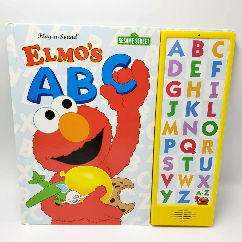 Elmos ABC Play A Sound Book A B C Alphabet Sesame Street Letters Music ...