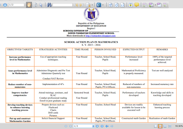 Teaching Action Plan Template from i.pinimg.com