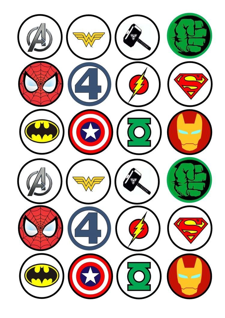 Cumpleaños | Avengers party, Hero logo, Avengers cake topper