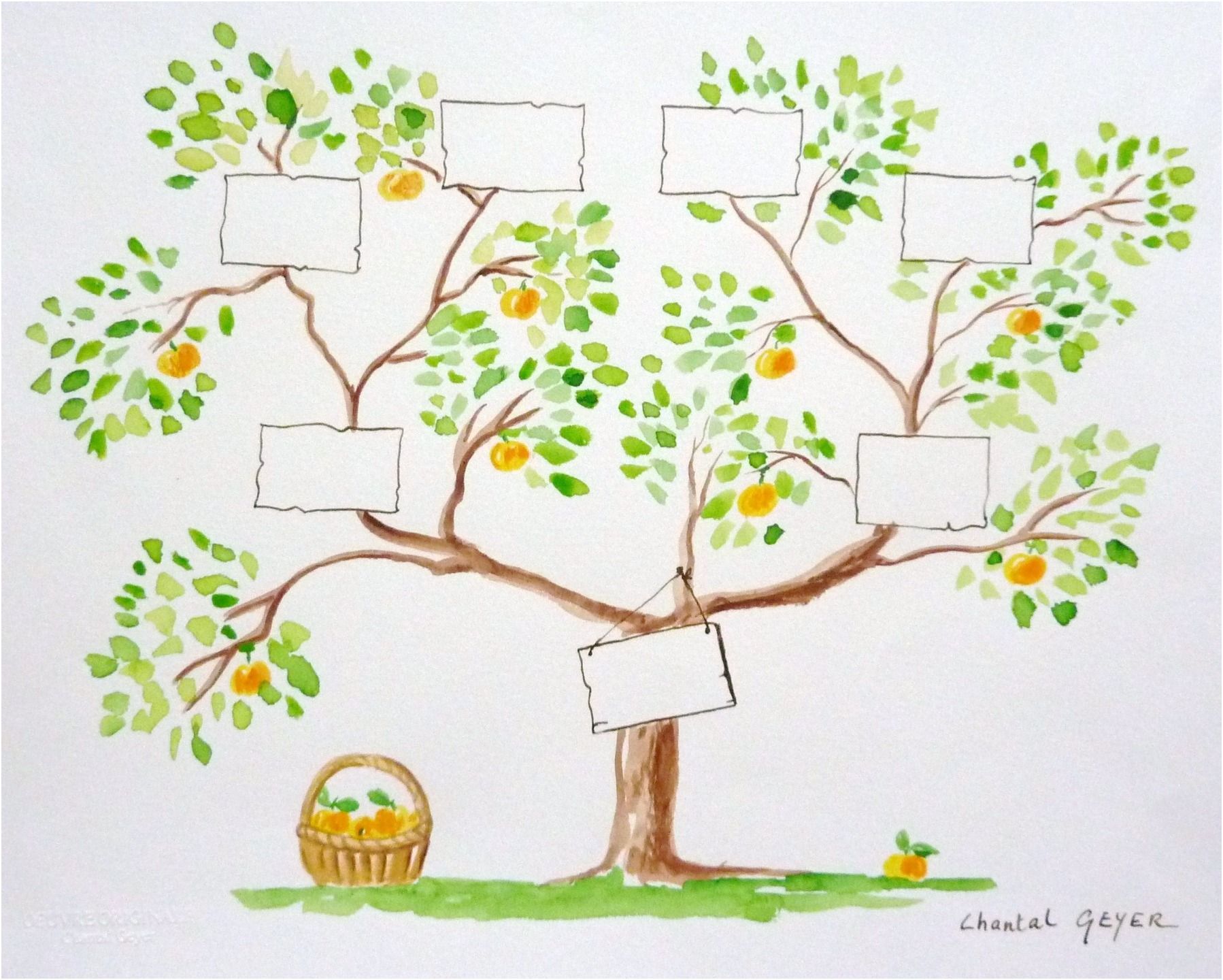 Dessin Arbre Généalogique Nice Arbre Généalogique à Remplir 3 ...