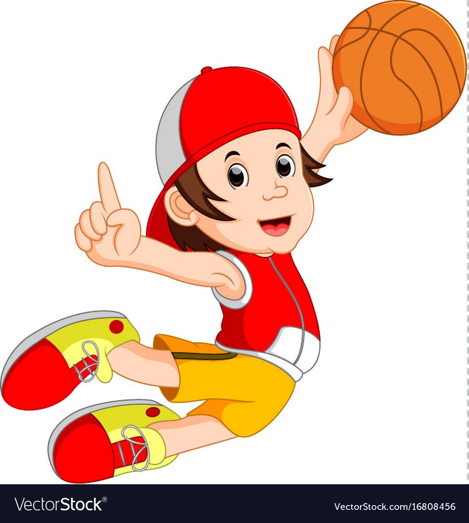 Cartoon Drawing Of Basketball Player - And this makes drawing the top ...