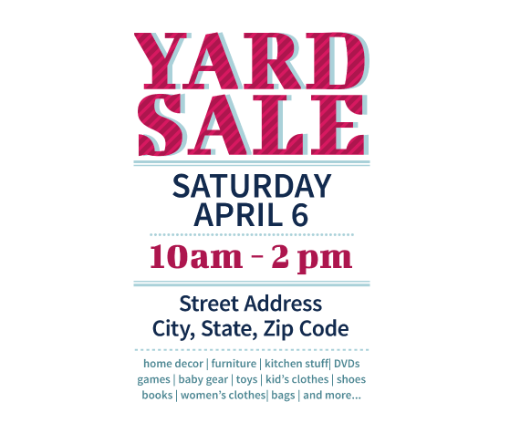 Download This Yard Sale Flyer Template And Other Free Printables From Myscrapnook Com Yard Sale Fundraiser Yard Sale Sale Flyer [ 475 x 559 Pixel ]