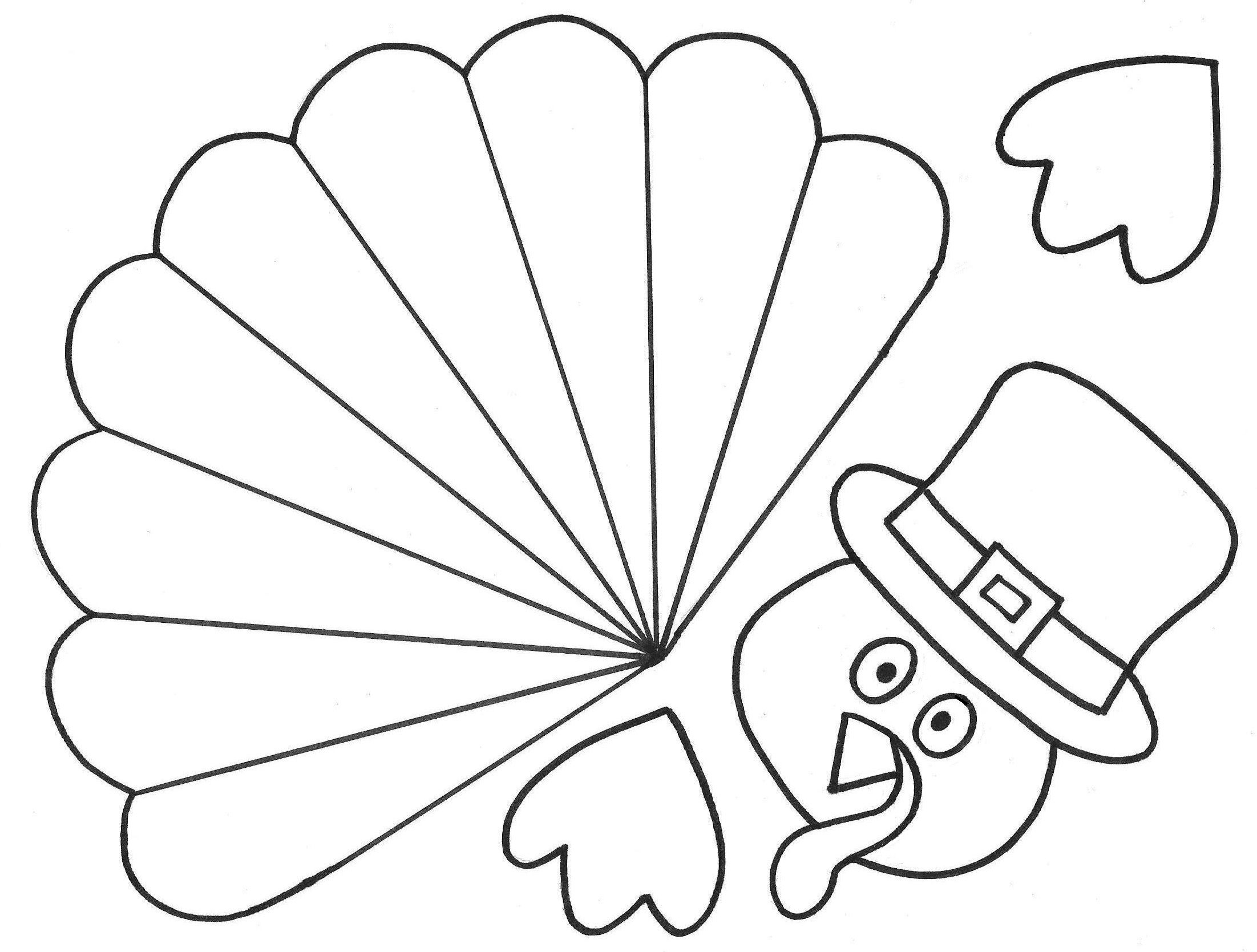 Turkey Printable Cut Out - Printable Templates Web2