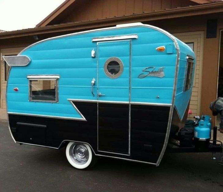 Brilliant Top 25 Super Cute Camper Exterior Paint Color Ideas Https ...