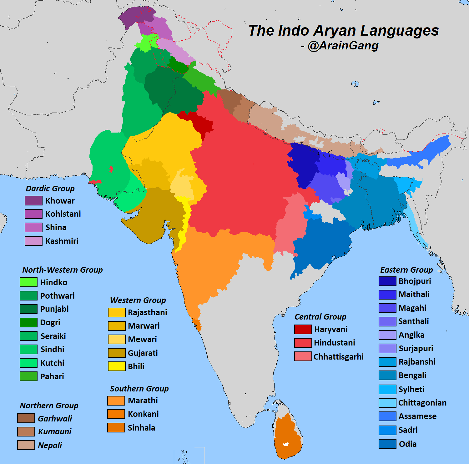 Ethnic Map Of India | World Map