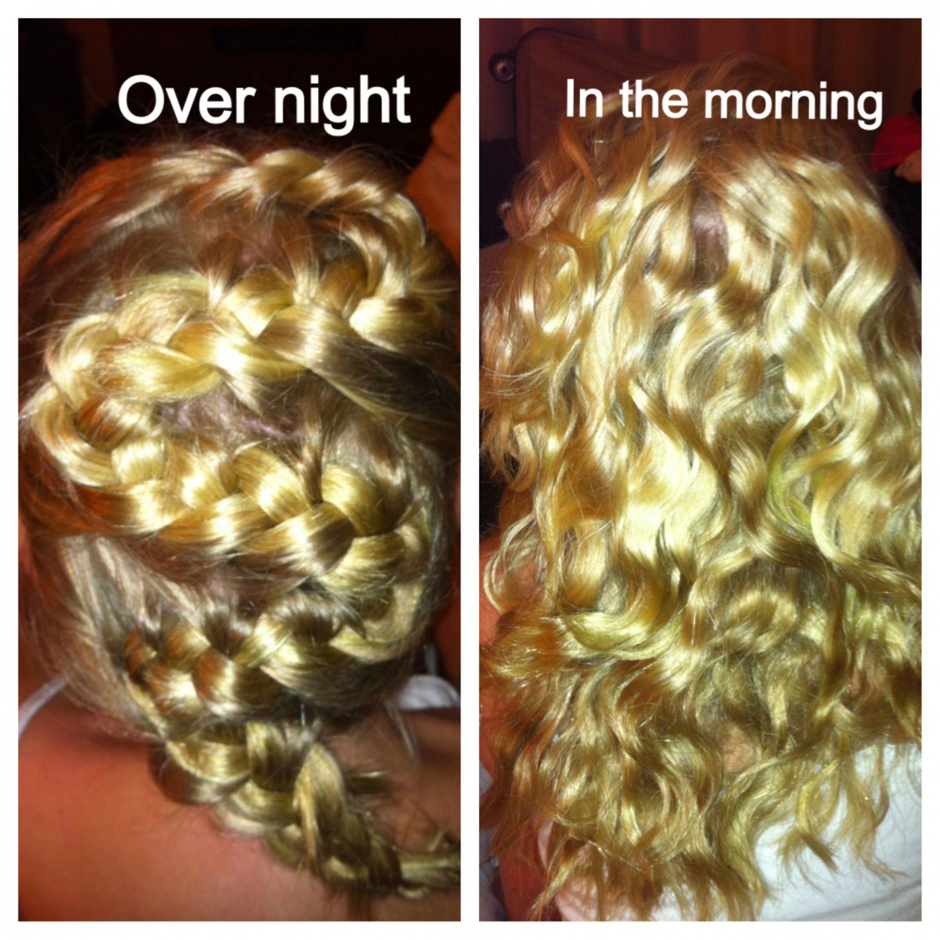 12 Best Picture Overnight Braids For Curly Hair In 2021 Curly Hair Styles Wavy Hair Overnight Curly Hair Overnight [ 1877 x 1877 Pixel ]