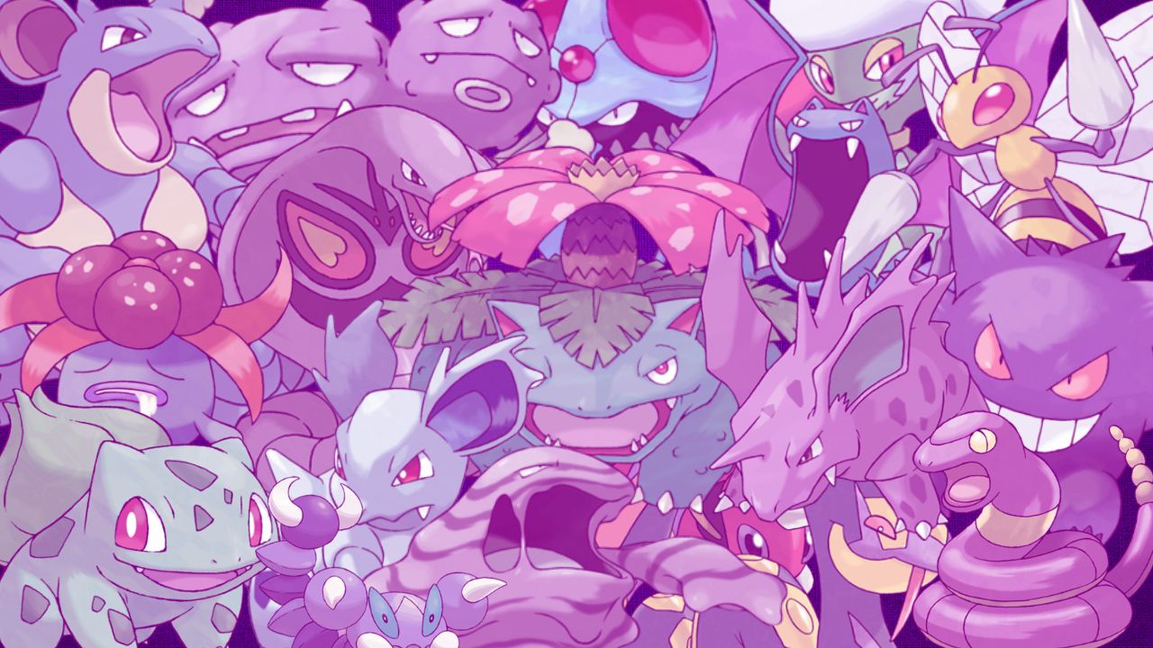 Poison Type Pokemon Wallpaper