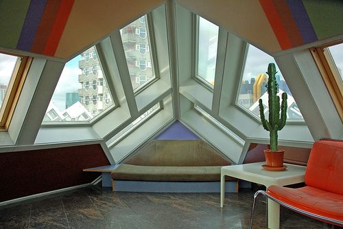 Cube House Interior in Rotterdam