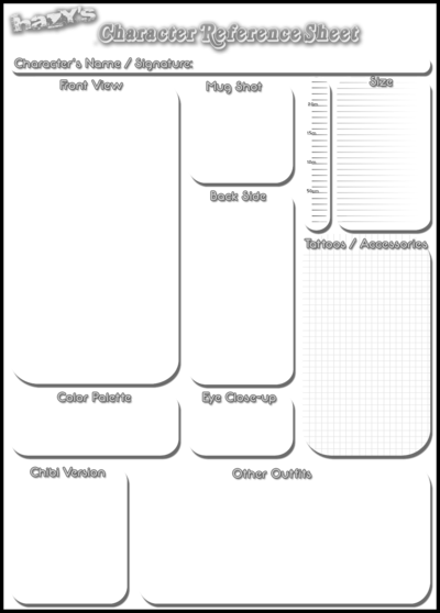 Character Sheet Writing, Character Sheet Template, Character Reference ...