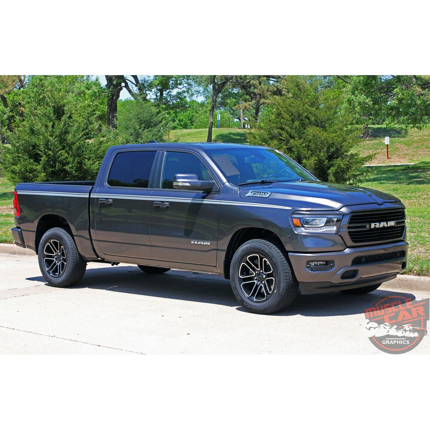 Dodge Ram Decals Stripes RAM EDGE SIDE KIT 3M 2019… Hood Stripe, Stripe ...