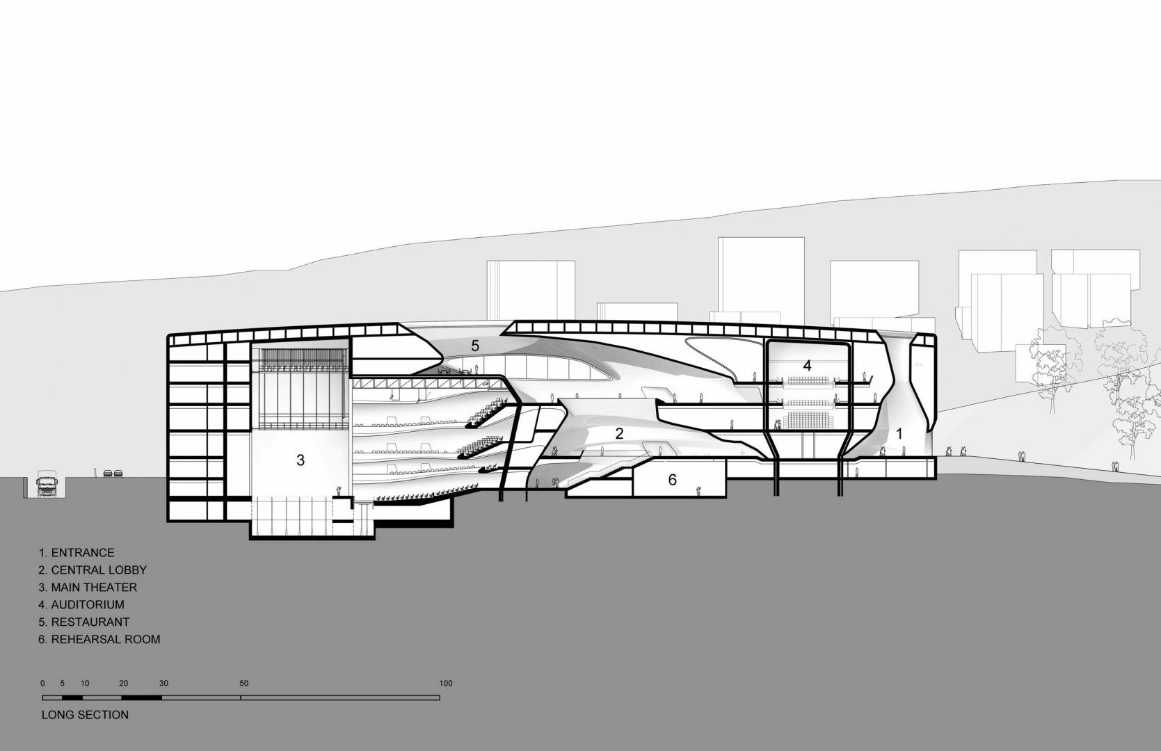 King Abdullah II House of Culture & Art | Zaha Hadid Architects ...