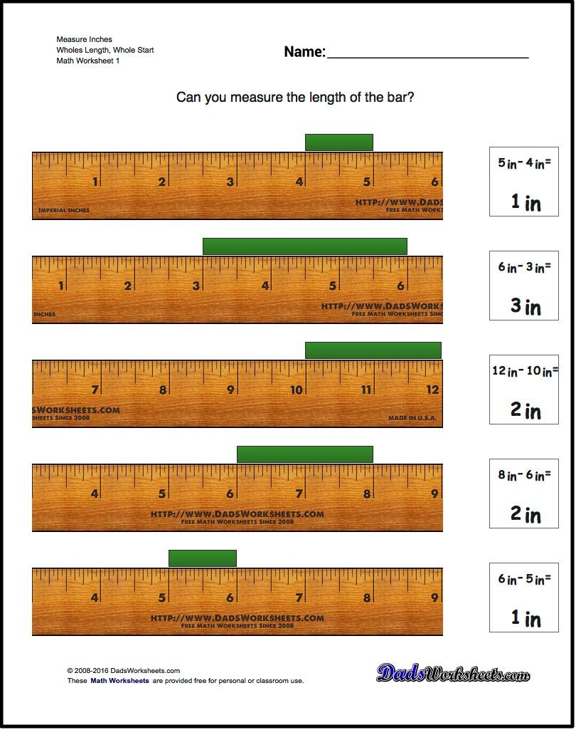 Measurement With A Ruler Worksheets