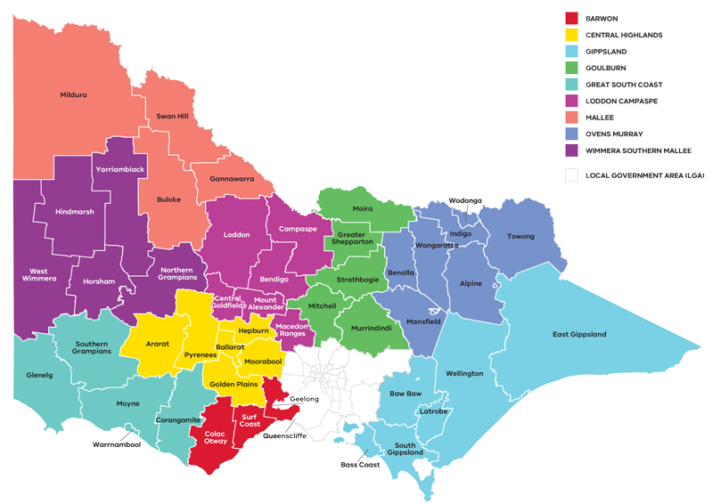 Victoria County Map