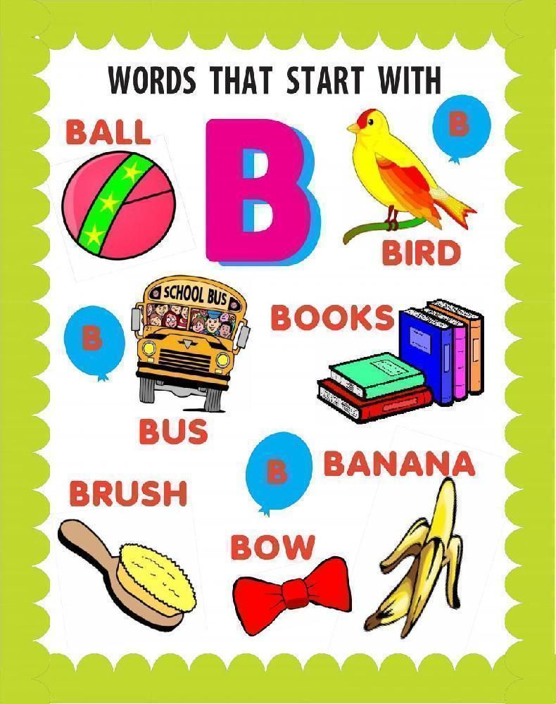 Things That Start With The Letter B