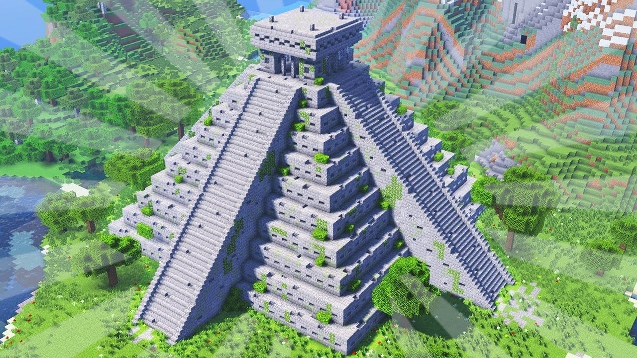 Minecraft Jungle Temple Blueprints