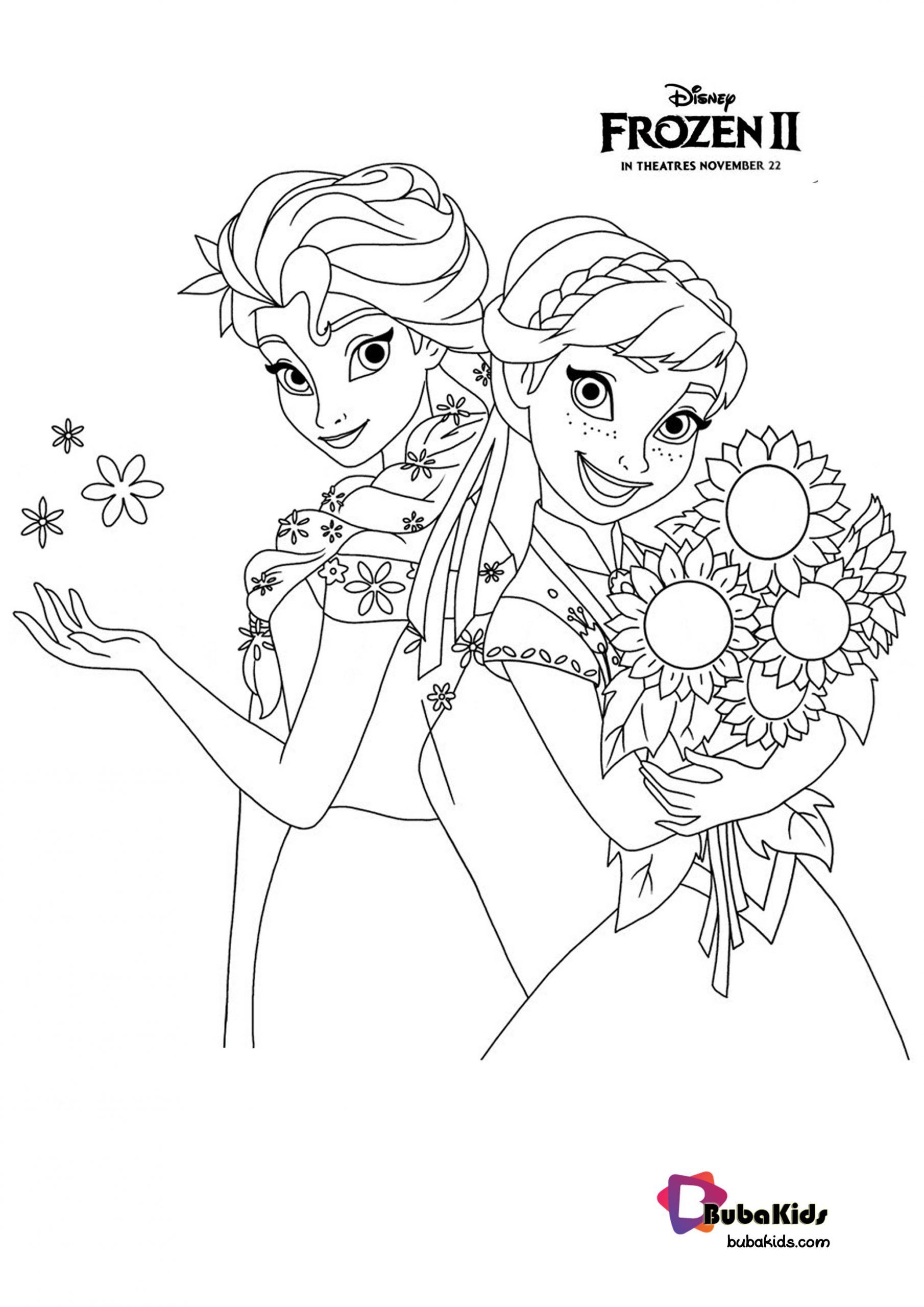 27+ Frozen 2 Coloring Pages Queen Anna