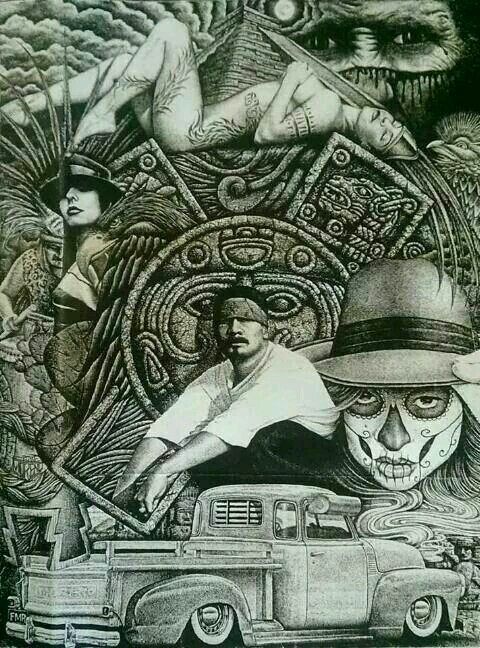 Pin on Lowrider arte by Guillermo