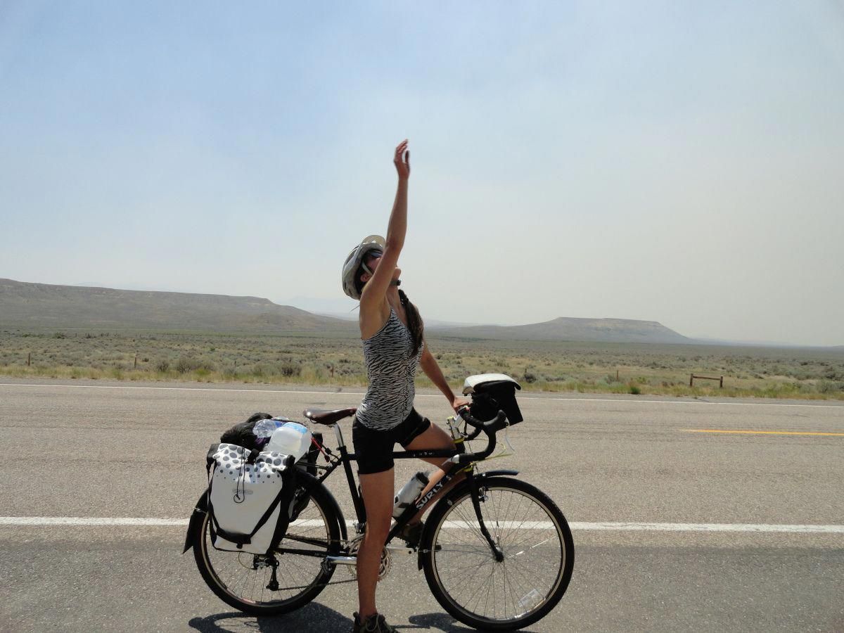 Meet Kim Wilson on a cycle touring adventure through Wyoming # ...