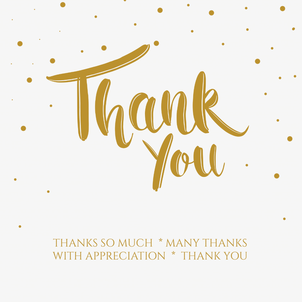 Spotlight - Thank You Card Template (Free | Wedding thank ...