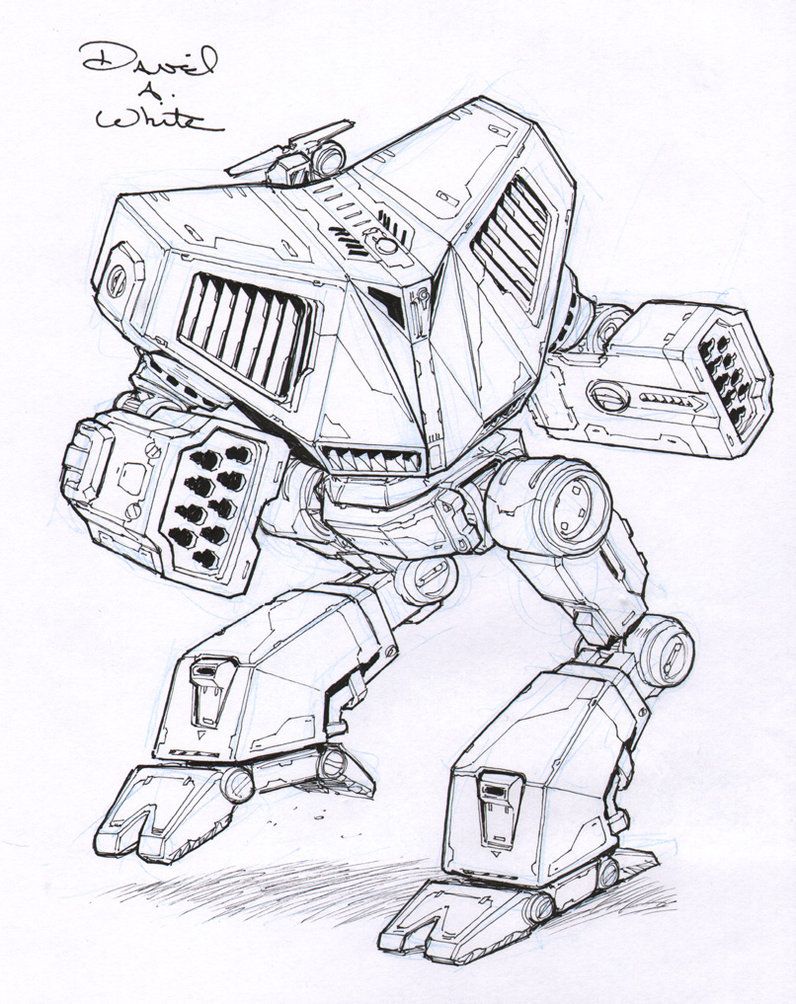 Battle Cobra mech sketch by Mecha-Zone on deviantART