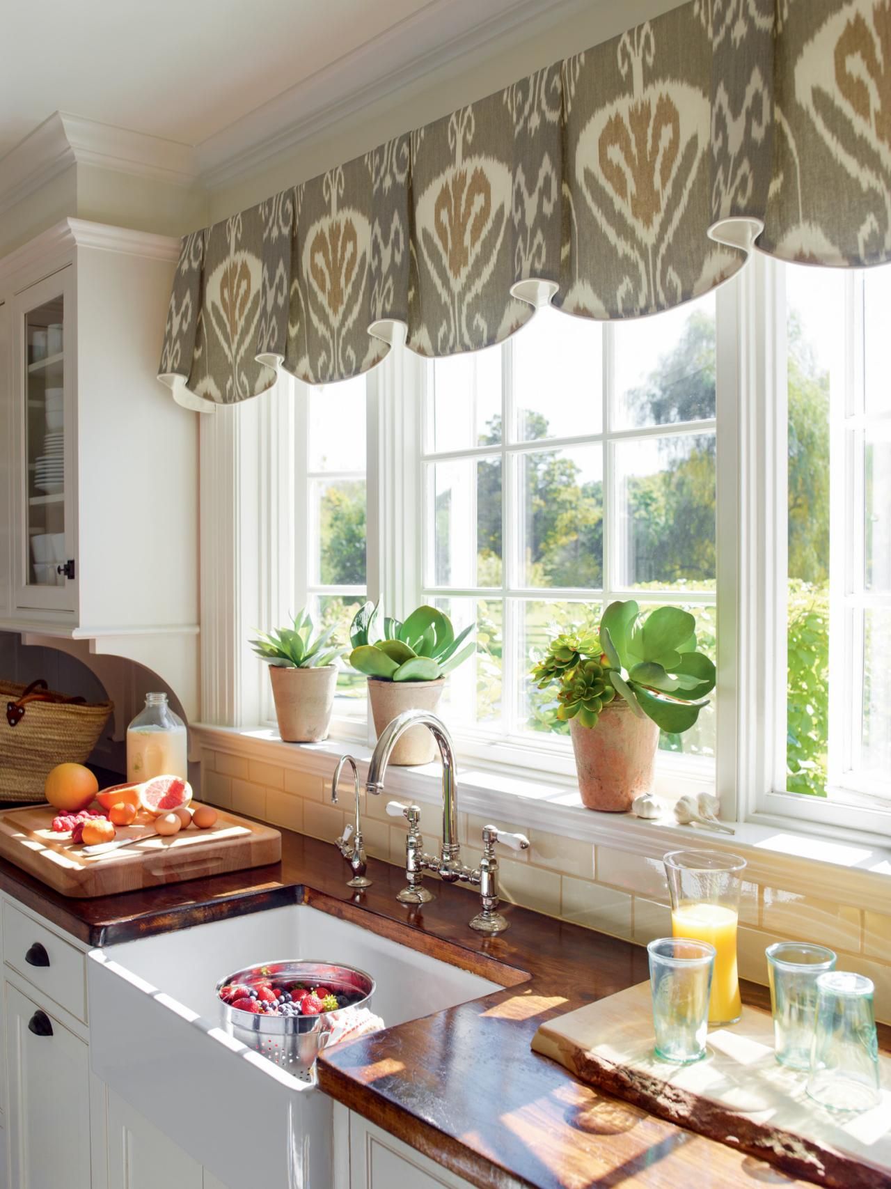 Valance Ideas For Kitchen Windows - HEWQL