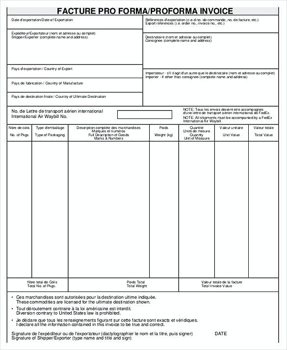 Simple Facture Proforma Invoice Proforma Invoice Template Things That Help You To Create Proforma Invoice Templa Invoice Template Invoice Example Invoicing