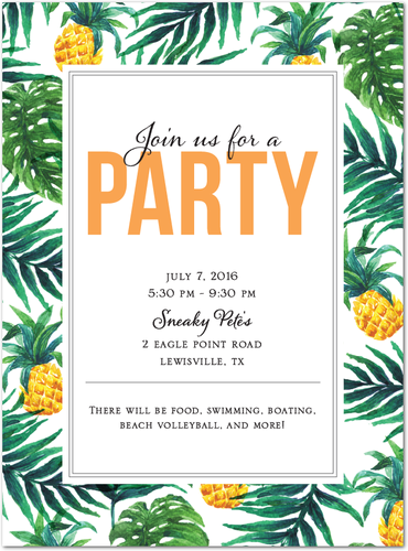 Hawaiian Party, Tropical Party, Luau Party, Summer Party, Pool Party ...