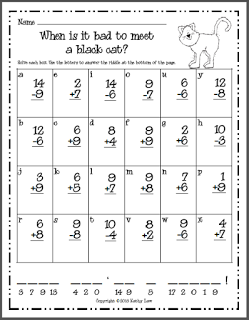 First Grade a la Carte: Halloween Riddles | Halloween math, Math ...