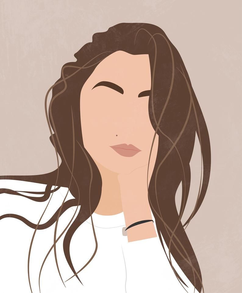 Custom Digital Portrait, Drawing from Photo, Minimalist Portrait ...