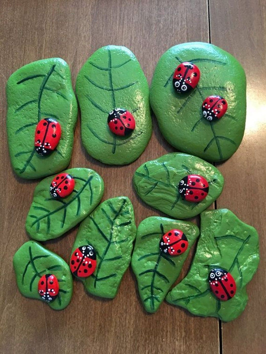 DIY Ideas of Painted Rocks with Inspirational Picture and Words