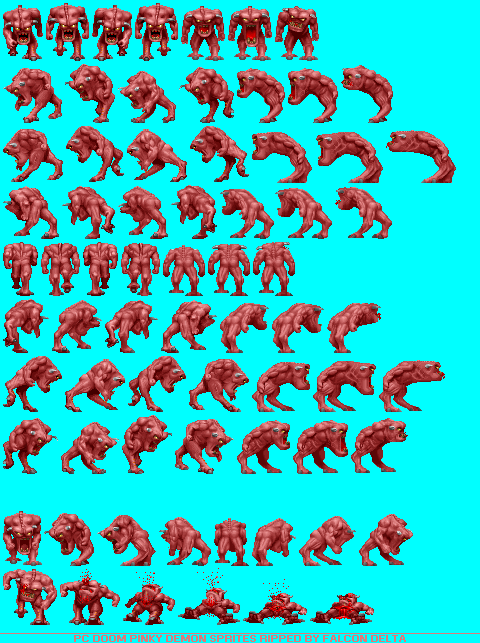 Sprite Database : Demon Sprite Database, Doom Demons, Doom Game, Rpg ...