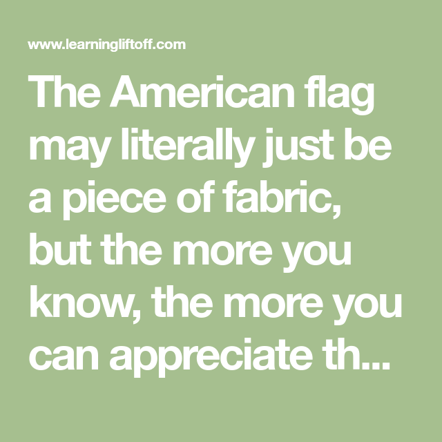 10 Fun Facts About the American Flag - Learning Liftoff | American flag ...