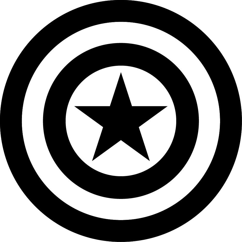 Captain America Shield.JPG (938×938) | Avengers symbols, Captain ...