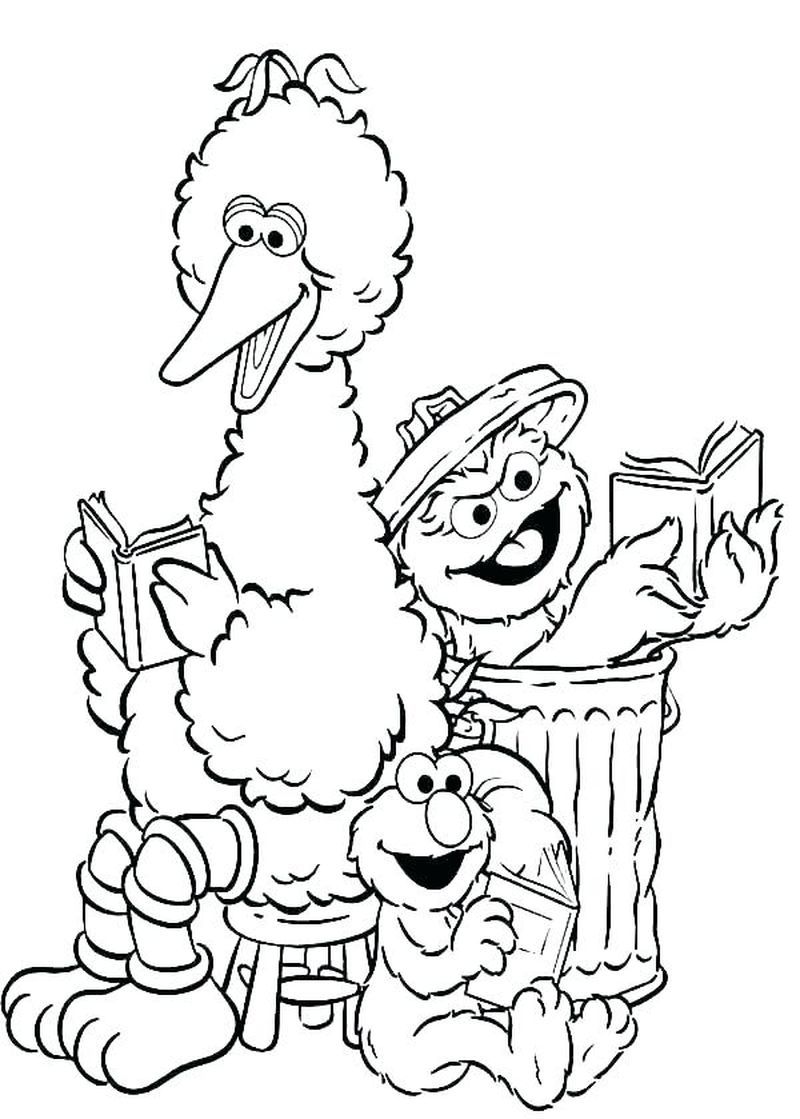 Free Printable Sesame Street Coloring Pages