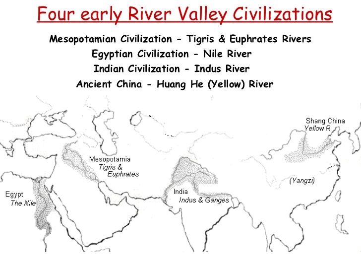 River Valley Civilizations Worksheet