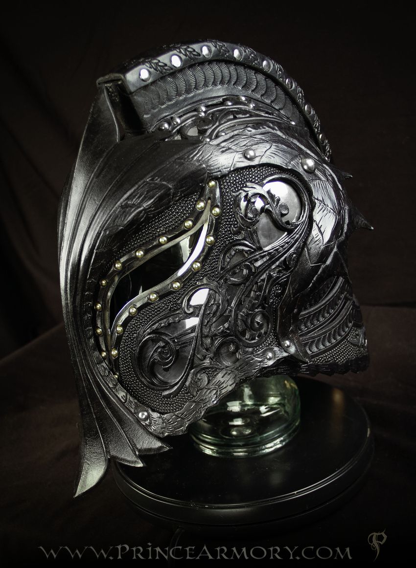 Portfolio Gallery - Prince Armory | Leather armor, Crusader helmet, Armor