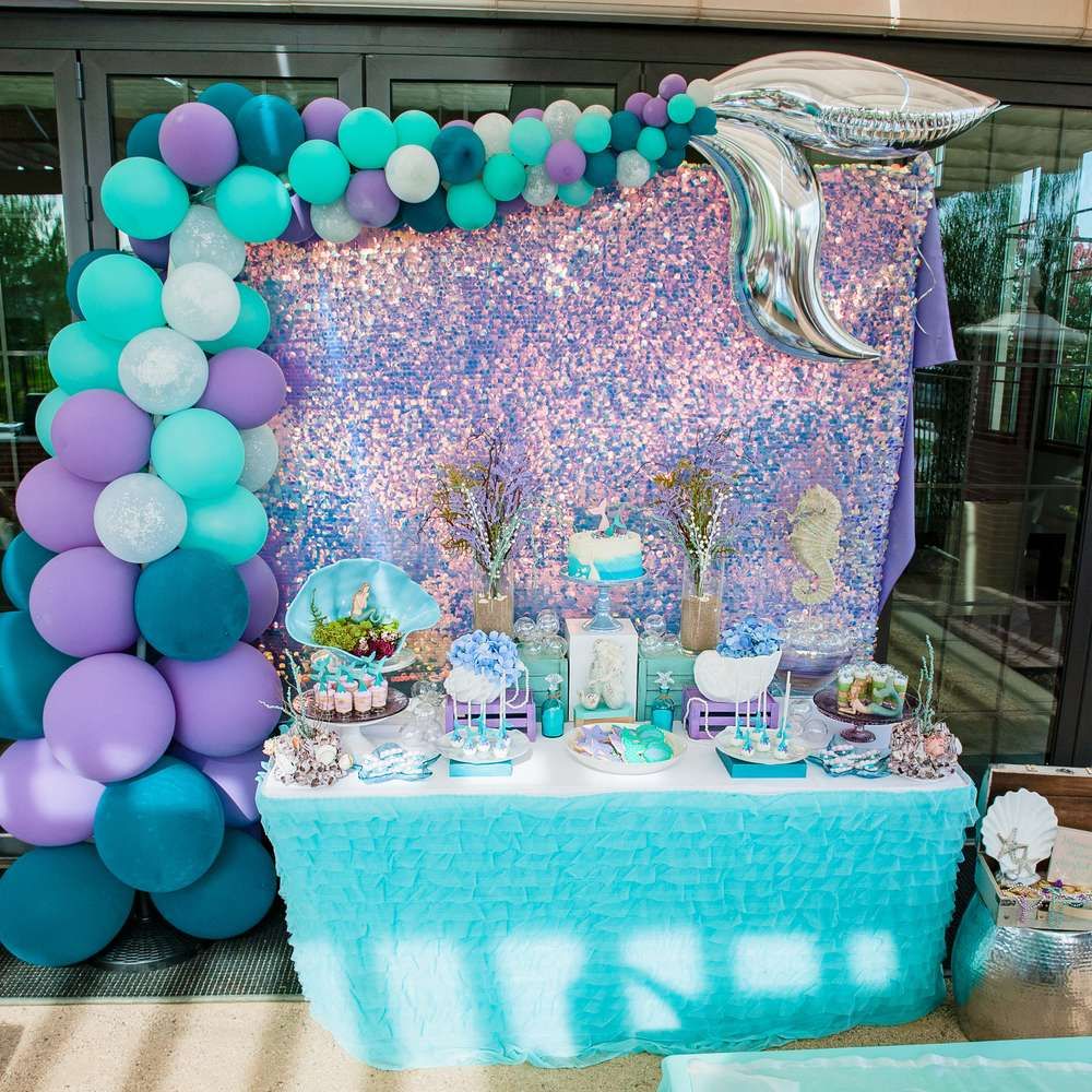 Mermaid birthday party ideas photo 5 of 25 – Artofit