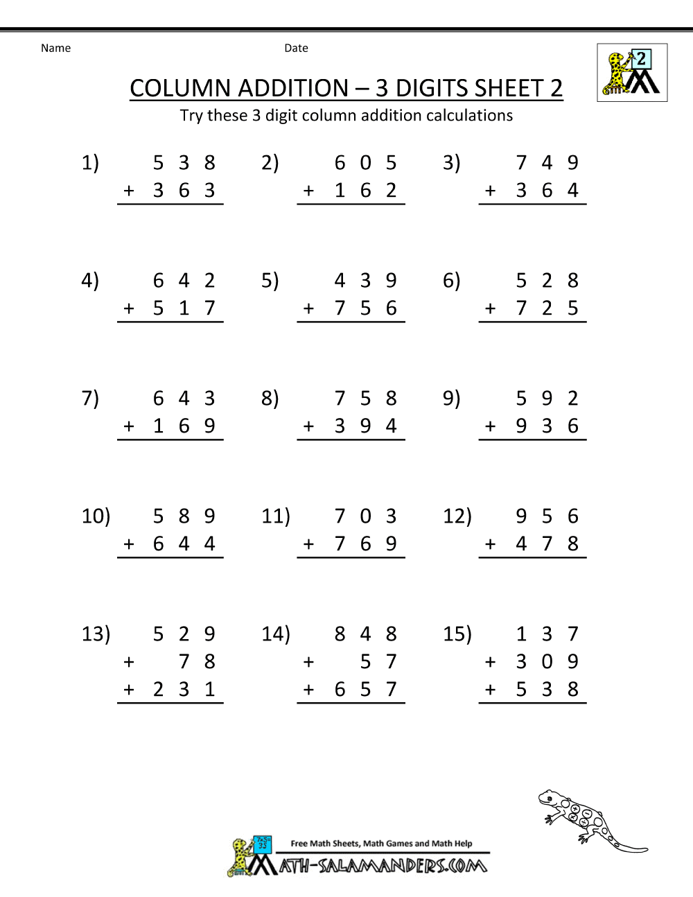 Money Worksheets for 2nd Grade | second grade addition worksheets ...