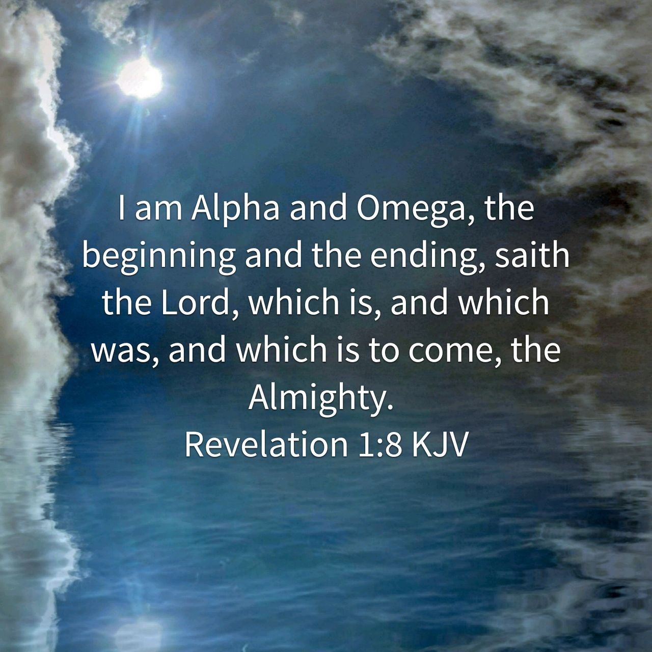 Revelation 1:8 KJV | Kjv, Scripture verses, Biblical inspiration