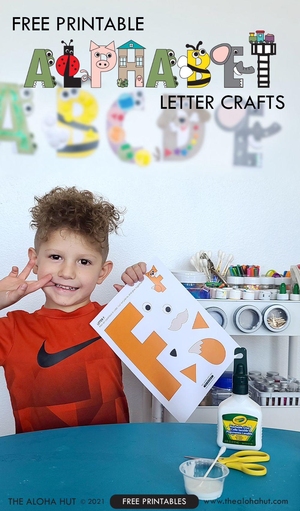 Letter f alphabet craft for kids – Artofit